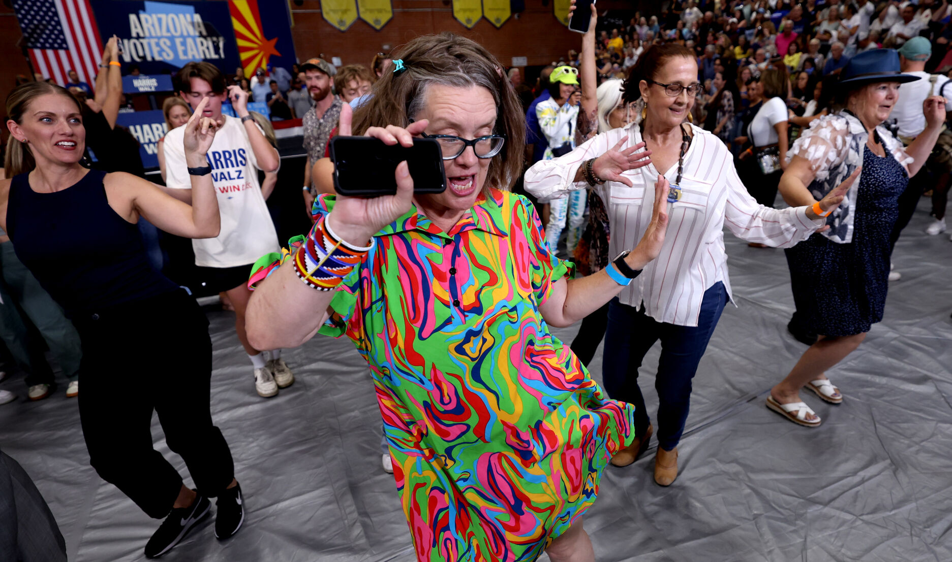 Vice-president candidate Tim Walz rallies in Tucson